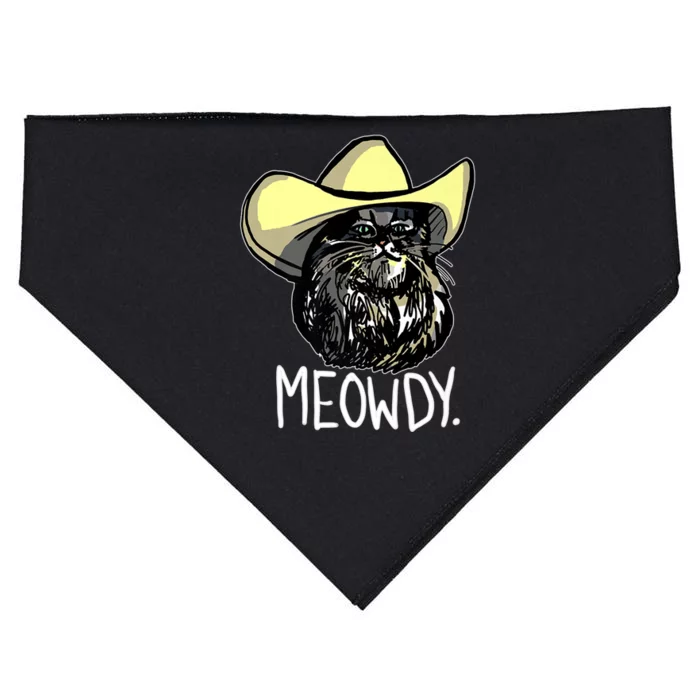 Meowdy Texas Cat Meme USA-Made Doggie Bandana