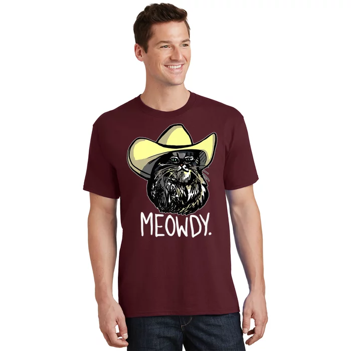 Meowdy Texas Cat Meme T-Shirt