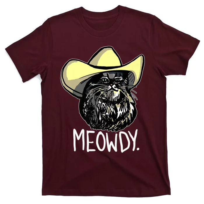 Meowdy Texas Cat Meme T-Shirt