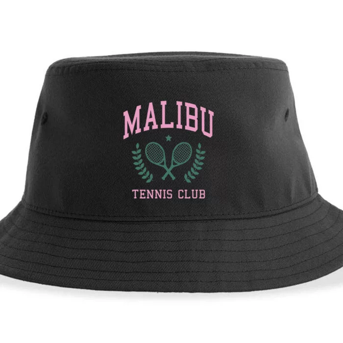 Malibu Tennis Club Fashion Design Classic Sustainable Bucket Hat