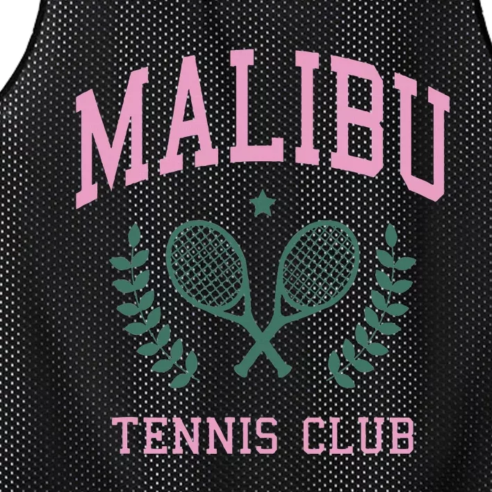 Malibu Tennis Club Fashion Design Classic Mesh Reversible Basketball Jersey Tank