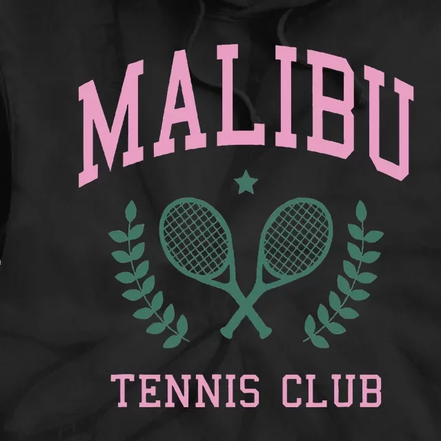 Malibu Tennis Club Fashion Design Classic Tie Dye Hoodie