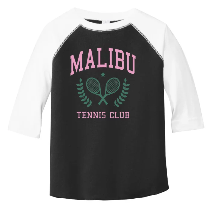 Malibu Tennis Club Fashion Design Classic Toddler Fine Jersey T-Shirt