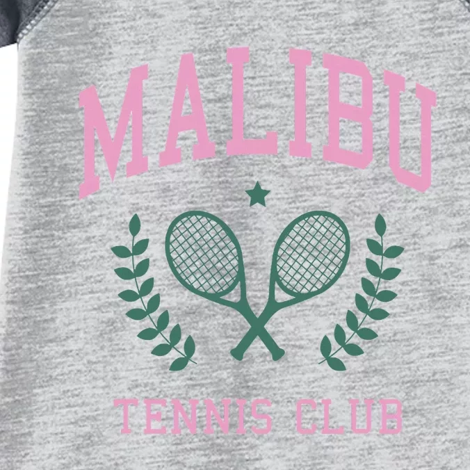 Malibu Tennis Club Fashion Design Classic Infant Baby Jersey Bodysuit