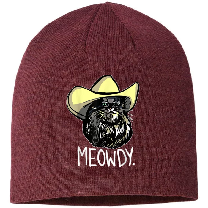 Meowdy Texas Cat Meme 8 1/2in Sustainable Knit Beanie