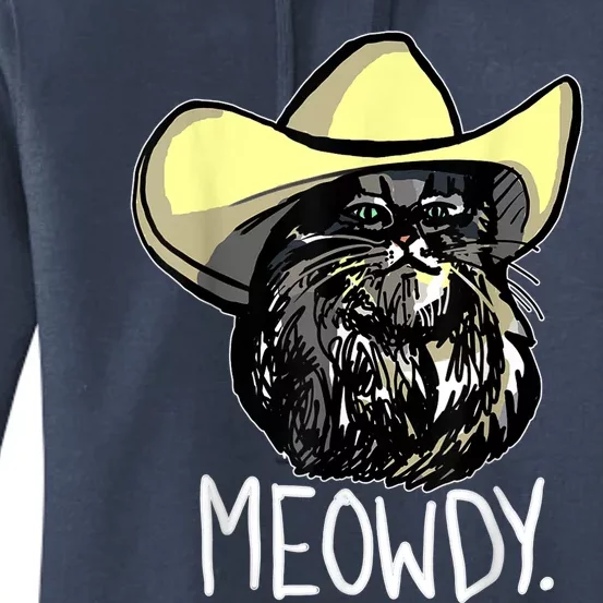 Meowdy Texas Cat Meme Women's Pullover Hoodie