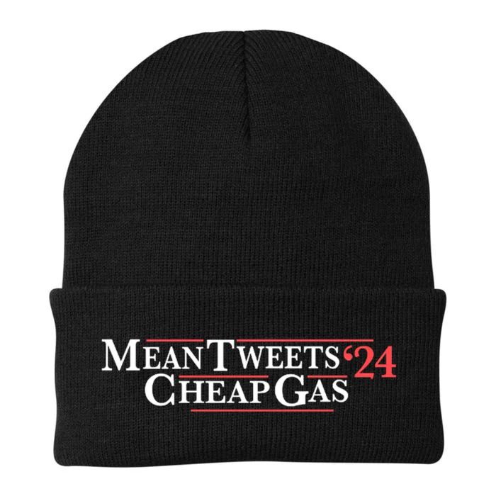 MEAN TWEETS CHEAP GAS 2024 Knit Cap Winter Beanie