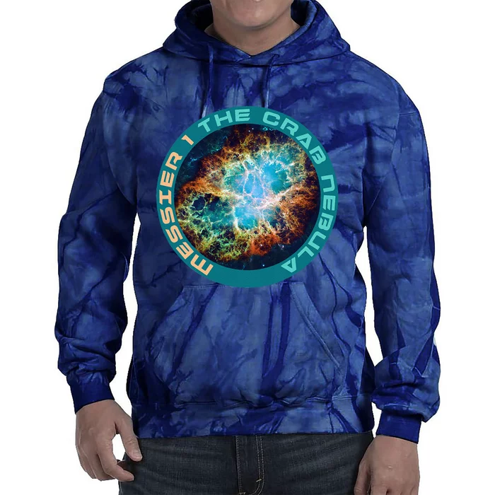 M1 The Crab Nebula Messier Object 1 Astronomy For Astronaut Tie Dye Hoodie