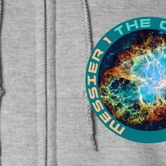 M1 The Crab Nebula Messier Object 1 Astronomy For Astronaut Full Zip Hoodie