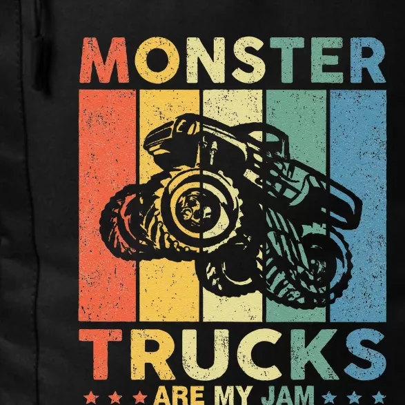 Monster Truck Car For Birthday Daily Commute Backpack