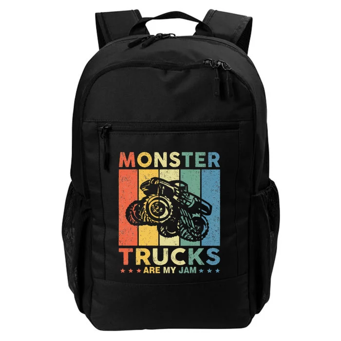 Monster Truck Car For Birthday Daily Commute Backpack