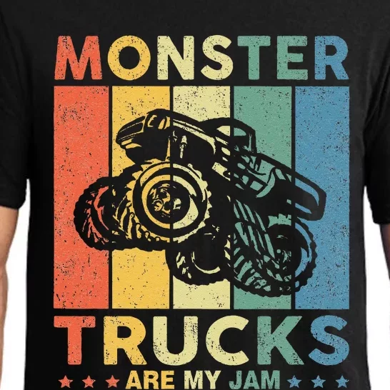 Monster Truck Car For Birthday Pajama Set