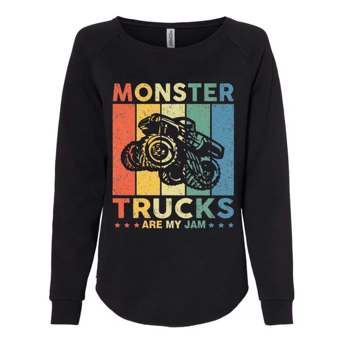 Monster Truck Car For Birthday Womens California Wash Sweatshirt