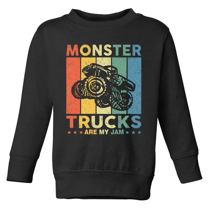 Monster Truck Car For Birthday Toddler Sweatshirt