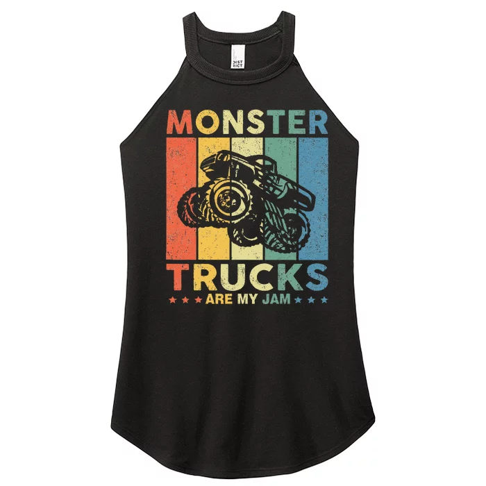 Monster Truck Car For Birthday Women’s Perfect Tri Rocker Tank