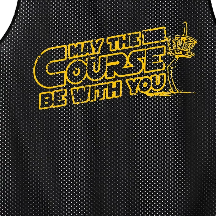 May The Course Be With You Disc Golf Frisbee Golf Mesh Reversible Basketball Jersey Tank