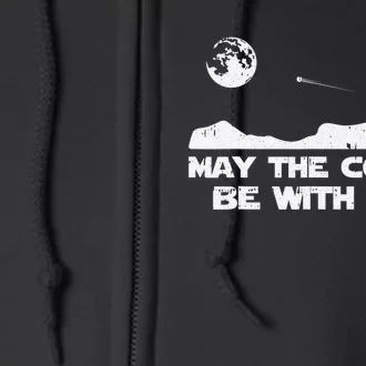 May the Course be with You Funny Golf Full Zip Hoodie