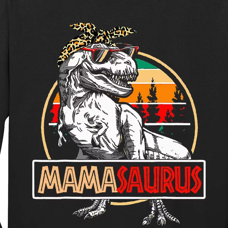 Mamasaurus Trex Dinosaur Mama Gifts For Mom Mothers Day Long Sleeve Shirt