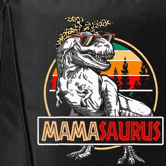 Mamasaurus Trex Dinosaur Mama Gifts For Mom Mothers Day City Backpack