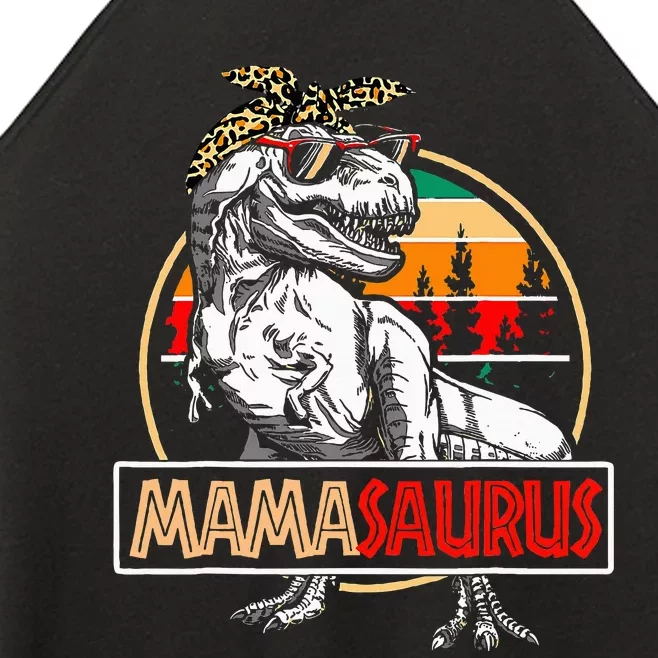 Mamasaurus Trex Dinosaur Mama Gifts For Mom Mothers Day Women’s Perfect Tri Rocker Tank