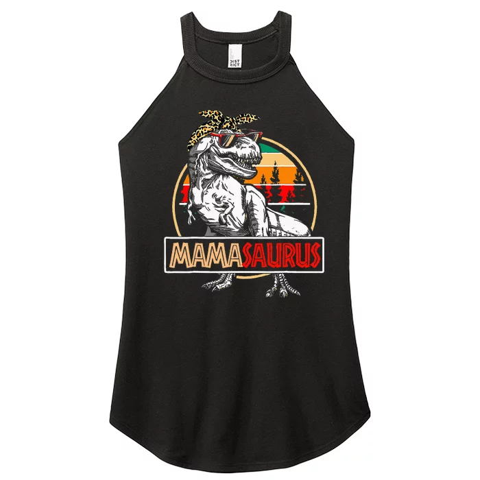 Mamasaurus Trex Dinosaur Mama Gifts For Mom Mothers Day Women’s Perfect Tri Rocker Tank