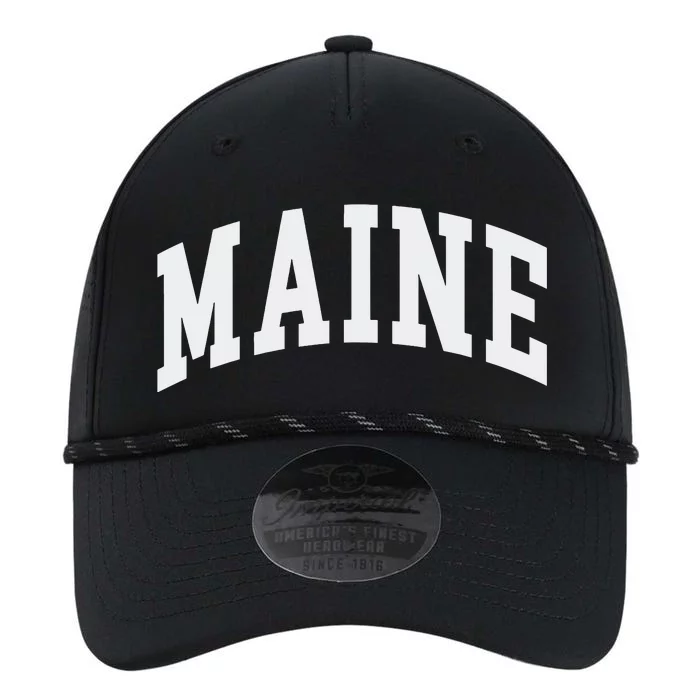 Maine Throwback Design Classic Performance The Dyno Cap