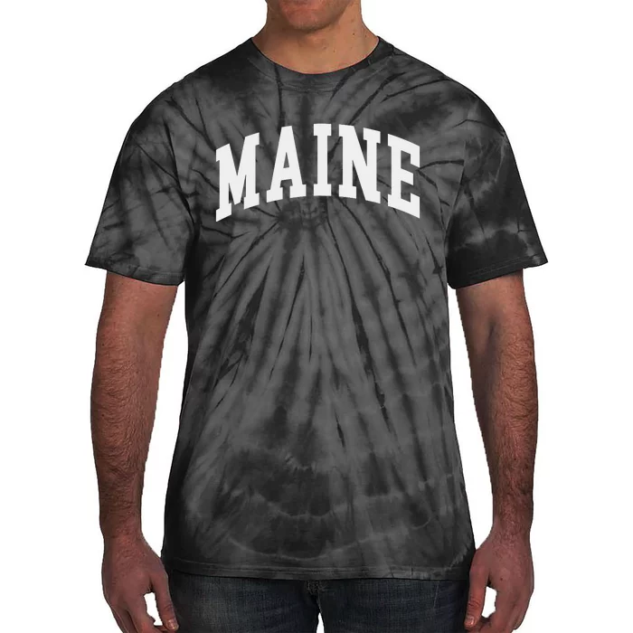 Maine Throwback Design Classic Tie-Dye T-Shirt