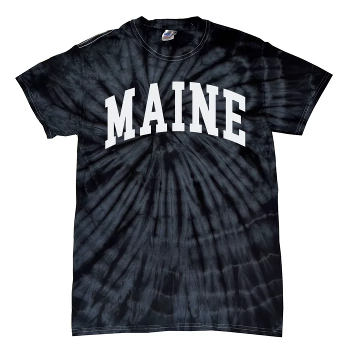 Maine Throwback Design Classic Tie-Dye T-Shirt