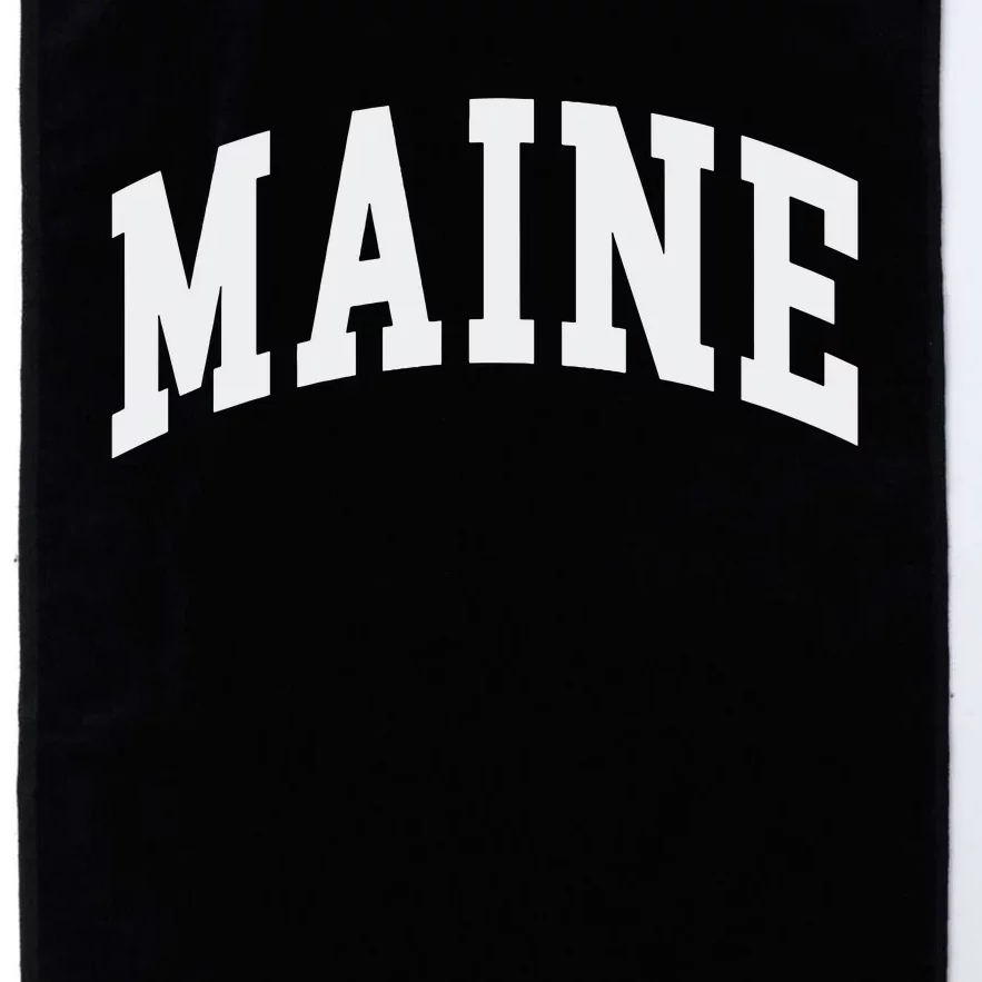 Maine Throwback Design Classic Platinum Collection Golf Towel