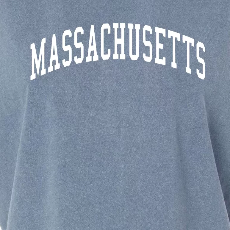 Massachusetts Throwback Design Print Classic Garment-Dyed Women's Muscle Tee