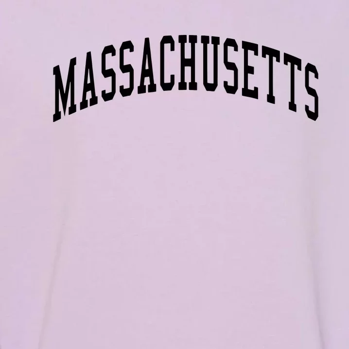 Massachusetts Throwback Design Print Classic Garment-Dyed Sweatshirt