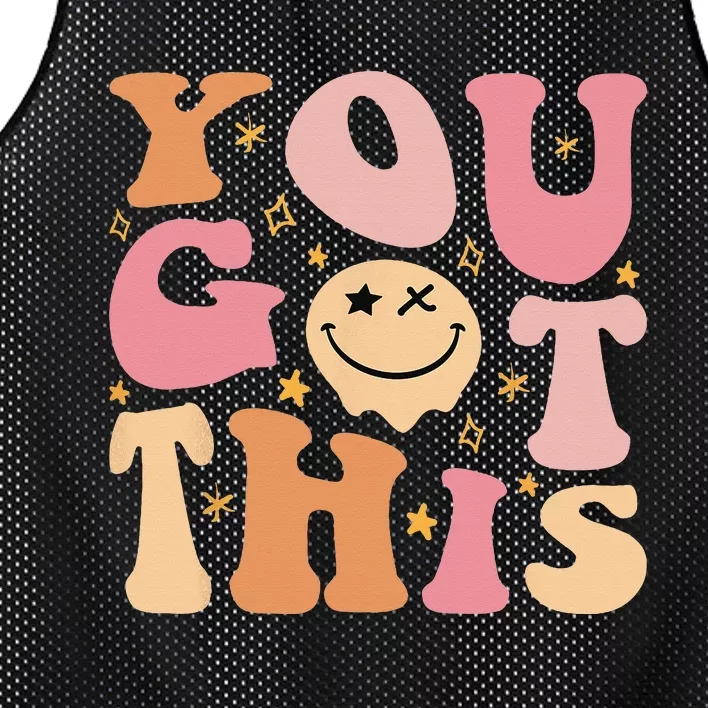 Motivational Testing Day Teacher Student You Got This Mesh Reversible Basketball Jersey Tank