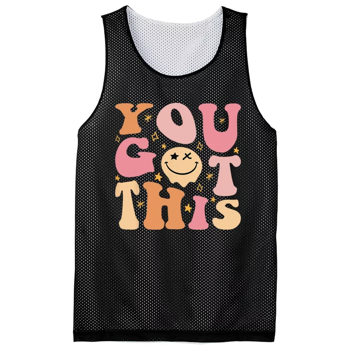 Motivational Testing Day Teacher Student You Got This Mesh Reversible Basketball Jersey Tank