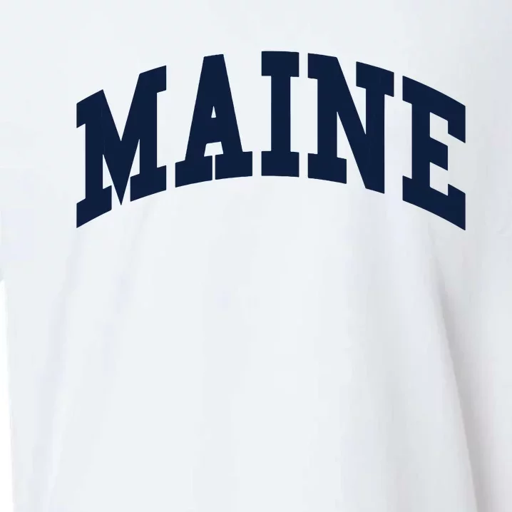 Maine Throwback Design Classic Sueded Cloud Jersey T-Shirt