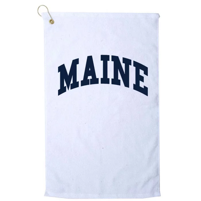 Maine Throwback Design Classic Platinum Collection Golf Towel