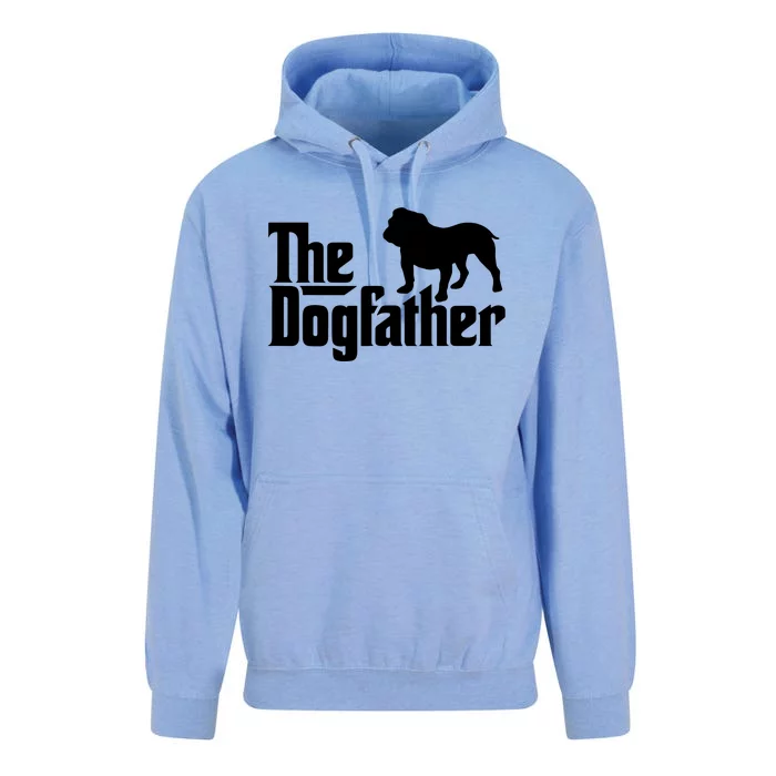 Men The Dogfather Bulldog Men English Bulldog Dad T Men The Dogfather Bul Unisex Surf Hoodie