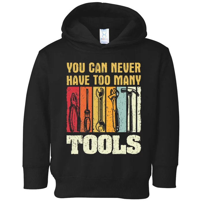 Mechanic Tool Design Funny Gift Craftsman Toddler Hoodie