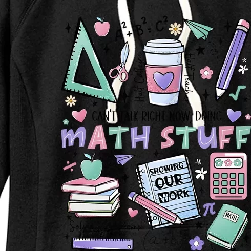 Math Teacher Doing Math Stuff Women's Fleece Hoodie