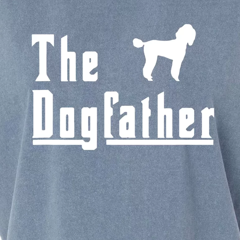 Men The Dogfather Poodle Dog T Christmas Gift Garment-Dyed Women's Muscle Tee