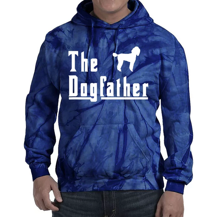 Men The Dogfather Poodle Dog T Christmas Gift Tie Dye Hoodie