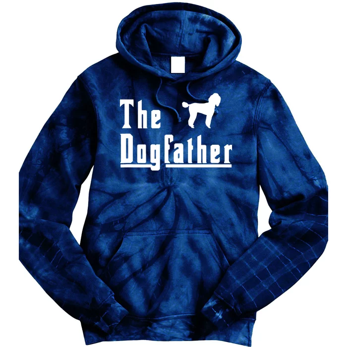 Men The Dogfather Poodle Dog T Christmas Gift Tie Dye Hoodie