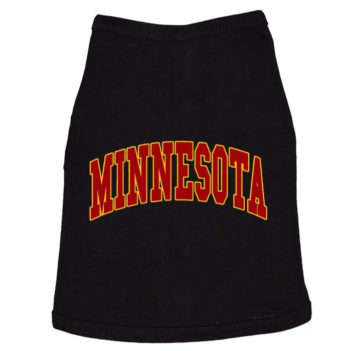 Minnesota Throwback Design Print Classic Doggie Tank