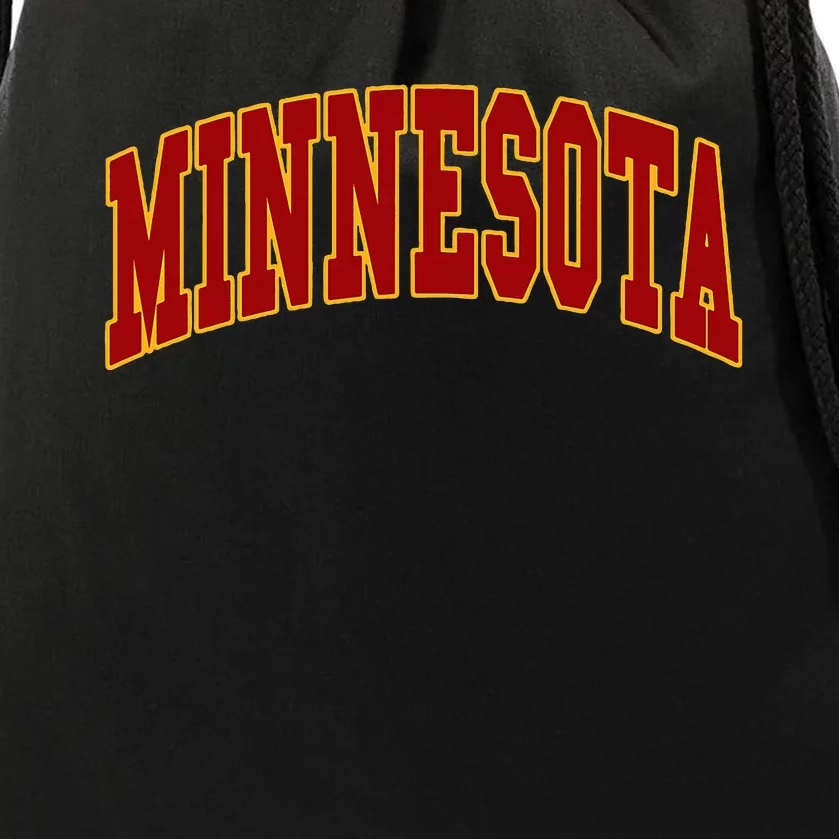 Minnesota Throwback Design Print Classic Drawstring Bag