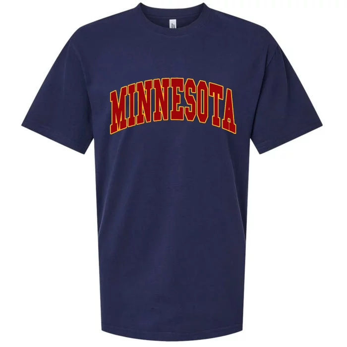 Minnesota Throwback Design Print Classic Sueded Cloud Jersey T-Shirt