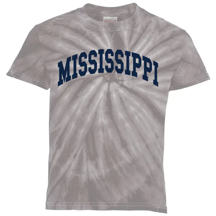 Mississippi Throwback Design Classic Kids Tie-Dye T-Shirt