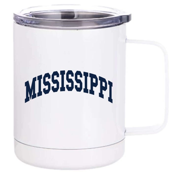 Mississippi Throwback Design Classic Front & Back 12oz Stainless Steel Tumbler Cup