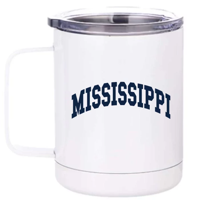 Mississippi Throwback Design Classic Front & Back 12oz Stainless Steel Tumbler Cup