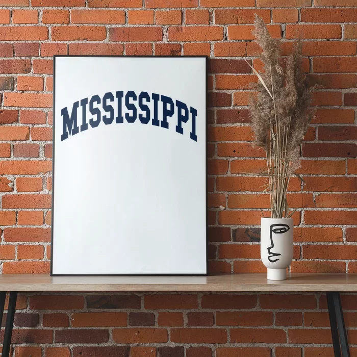 Mississippi Throwback Design Classic Poster