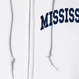 Mississippi Throwback Design Classic Full Zip Hoodie