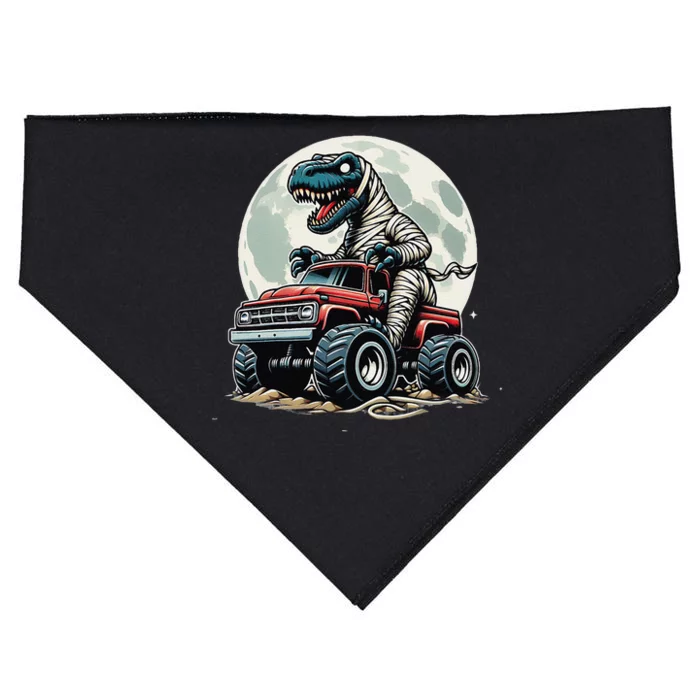 Monster Truck Dinosaur Trex Scary Dinosaur Scary Mummy Trex USA-Made Doggie Bandana